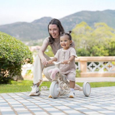 Learning trike plus 2 en 1 evolutif vert olive / sauge