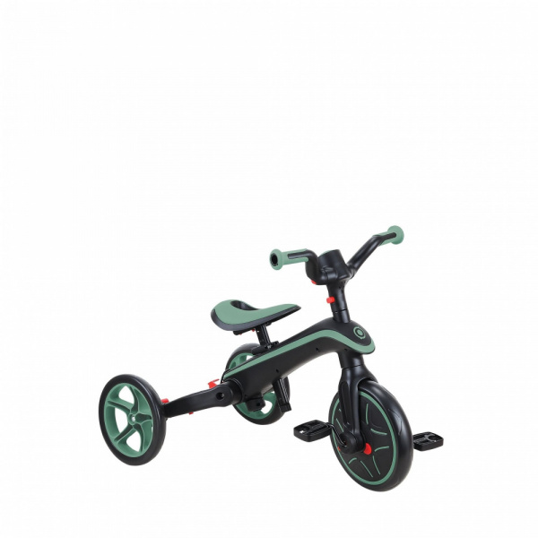 Tricycle explorer 4 en 1 évolutif et pliable olive Globber