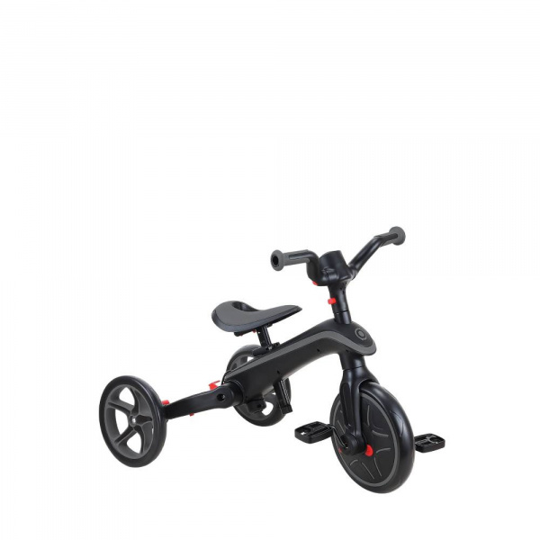 Tricycle explorer 4 en 1 évolutif et pliable noir et gris Globber