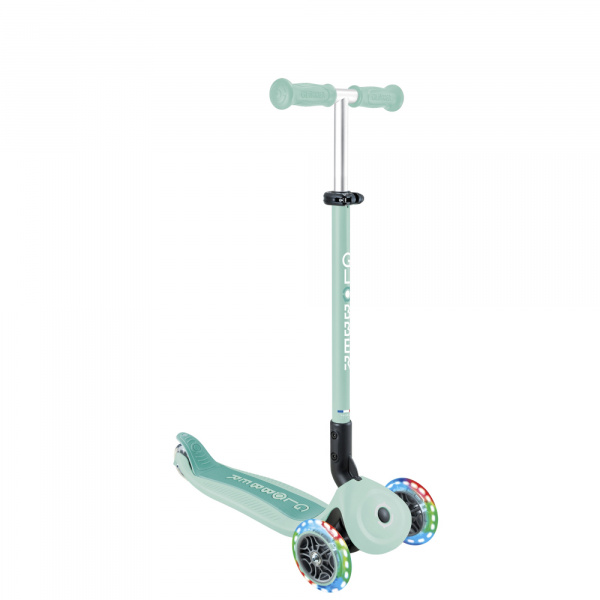 Trottinette évolutive go up active plus lights pastel menthe et menthe foncée Globber