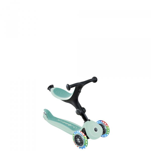 Trottinette évolutive go up active plus lights pastel menthe et menthe foncée Globber