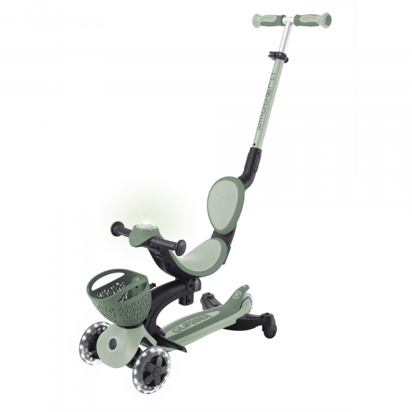 Trottinette évolutive go up 360° lumineuse taupe Globber