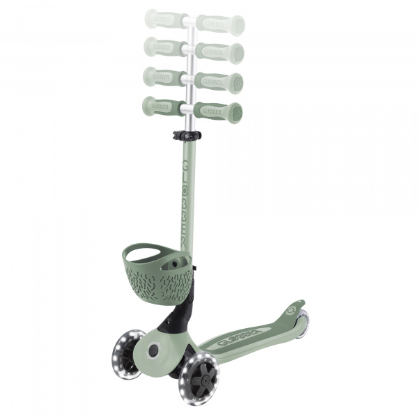 Trottinette évolutive go up 360° lumineuse taupe Globber