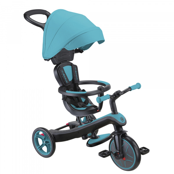 Tricycle explorer 4 en 1 évolutif turquoise Globber