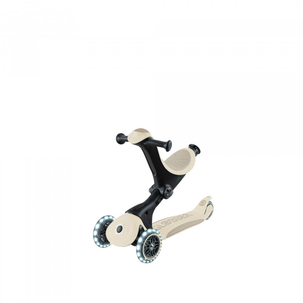 Trottinette évolutive go up deluxe lights eco 360 sable Globber