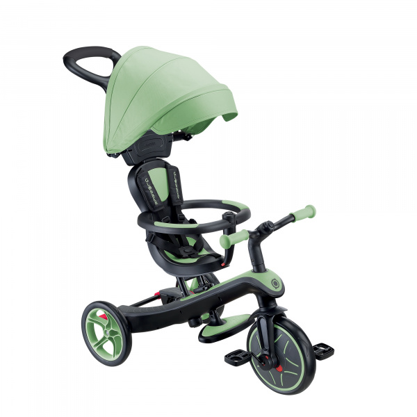 Tricycle explorer 4 en 1 évolutif sauge Globber