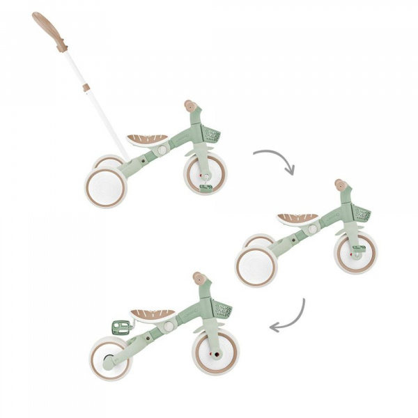Learning trike plus 3 in 1 évolutif eco-logic sauge Globber
