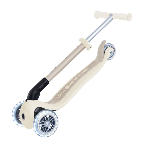Trottinette pliable junior foldable lights eco coconut Globber
