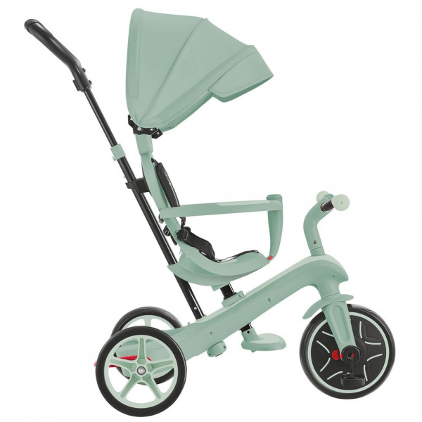 Tricycle explorer 4 en 1 évolutif pistache eco-logic Globber