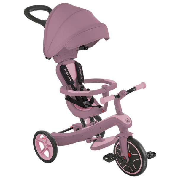 Tricycle explorer 4 en 1 évolutif framboise eco-logic Globber