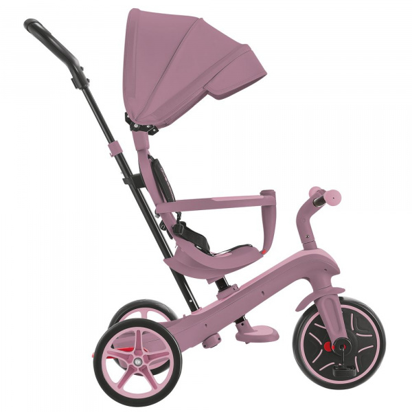 Tricycle explorer 4 en 1 évolutif framboise eco-logic Globber