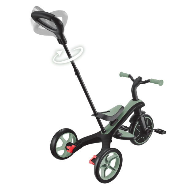 Tricycle évolutif explorer v3 4 en 1 vert Globber