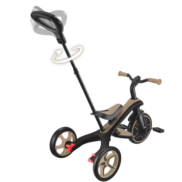Tricycle évolutif explorer v3 4 en 1 taupe Globber