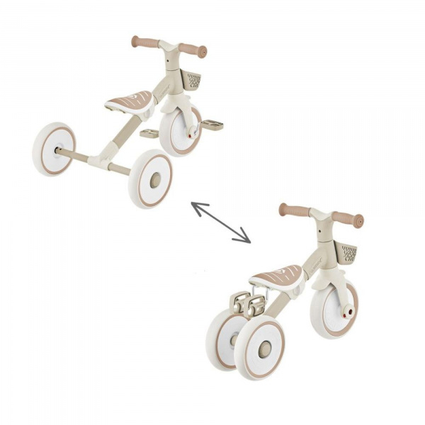 Tricycle learning évolutif - taupe Globber