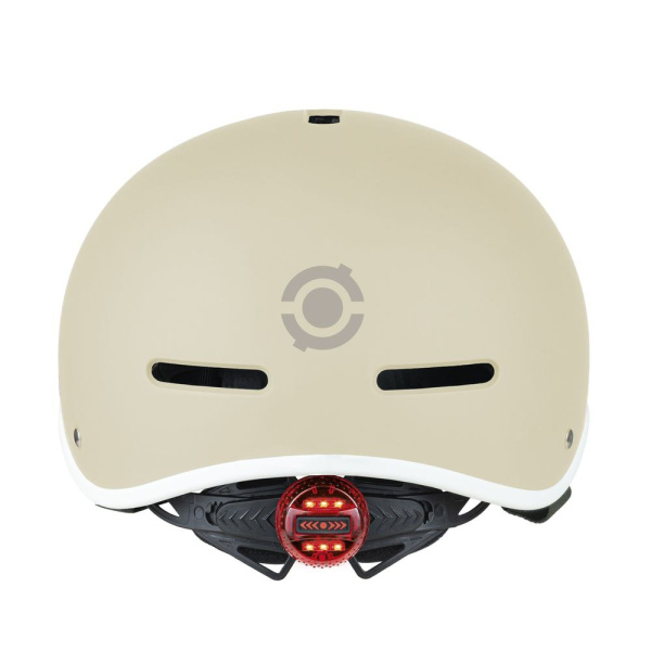 Trottinette évolutive go up deluxe lights eco 360 + casque enfant rider xxs/xs sable Globber
