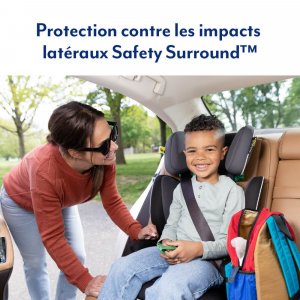 Réhausseur siège auto avec dossier logico l r129 midnight Graco