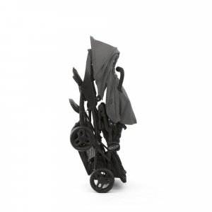 Poussette duo stadium double titanium + 2 sièges auto snugessentials midnight Graco