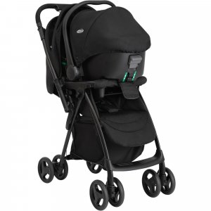Poussette duo revaya + siège auto snuglite midnight Graco