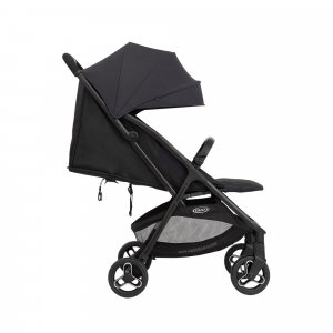 Poussette trio myavo + siège auto snuglite + nacelle charcoal Graco