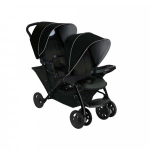Poussette double stadium black grey Graco