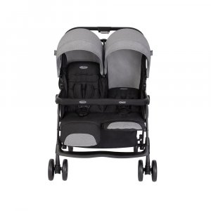 Poussette double duorider steeple gray Graco