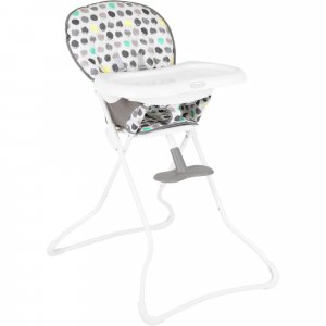 Chaise haute snack n' stow splodge Graco