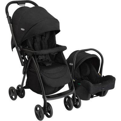 Poussette duo revaya + siège auto snuglite midnight