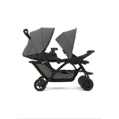 Poussette double stadium titanium