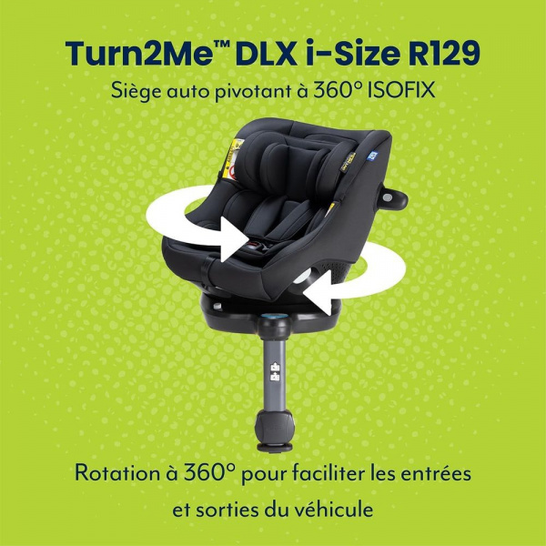 Siège auto i-size turn2me dlx iron Graco