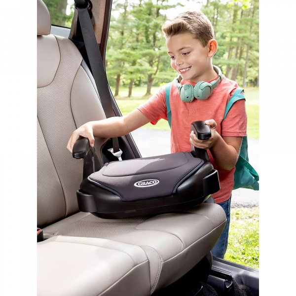 Réhausseur de siège auto sans dossier booster basic r129 opal sky Graco