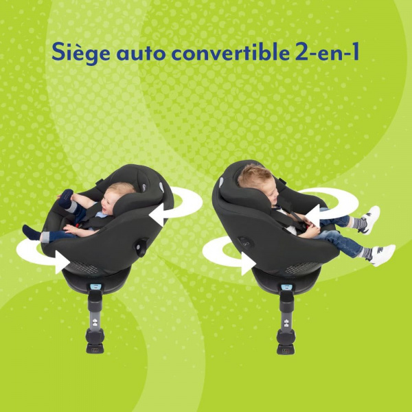Siège auto i-size pivotant turn2me midnight Graco