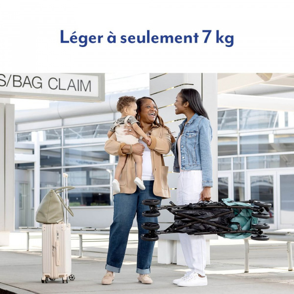 Poussette canne travelite black & grey Graco