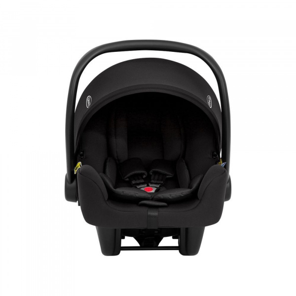 Poussette duo stadium double black grey + 2 sièges auto snuglite midnight Graco