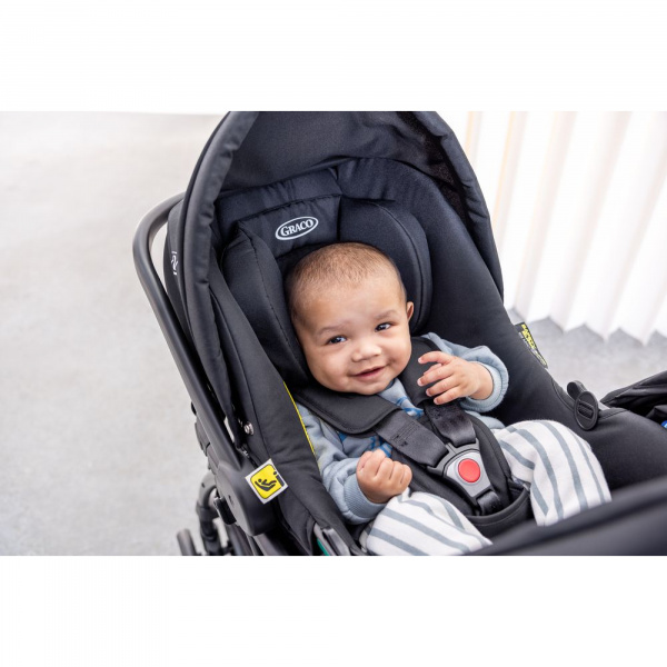 Poussette duo revaya + siège auto snuglite midnight Graco