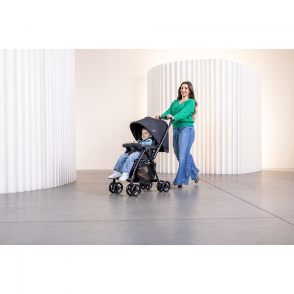 Poussette duo revaya + siège auto snuglite midnight Graco
