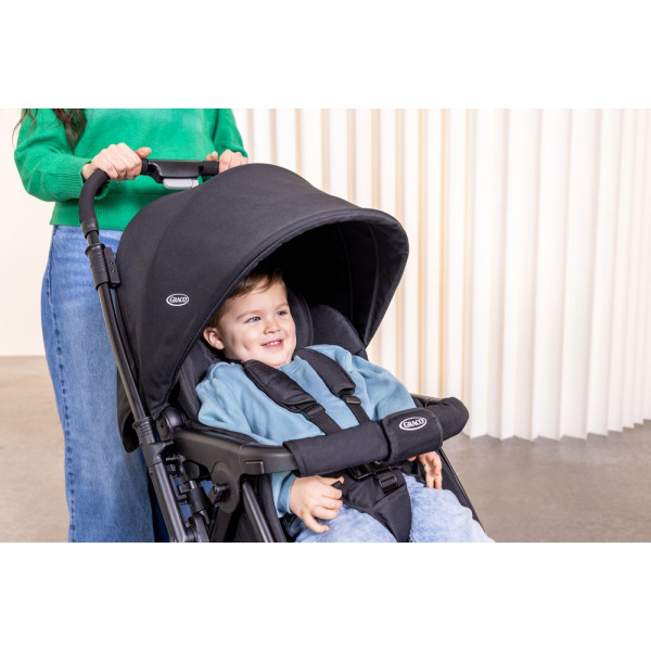 Poussette duo revaya + siège auto snuglite midnight Graco