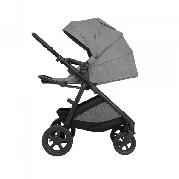 Poussette trio near2me dlx + siège auto snuglite + nacelle ash Graco