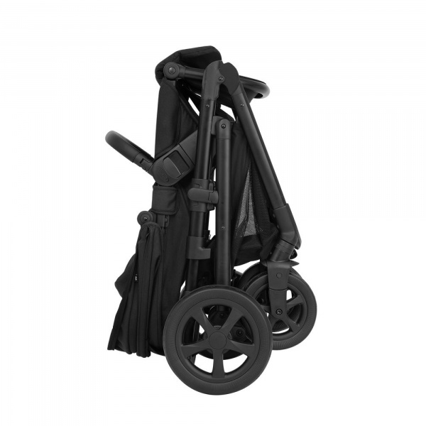 Poussette trio near2me dlx + siège auto snuglite + nacelle midnight Graco