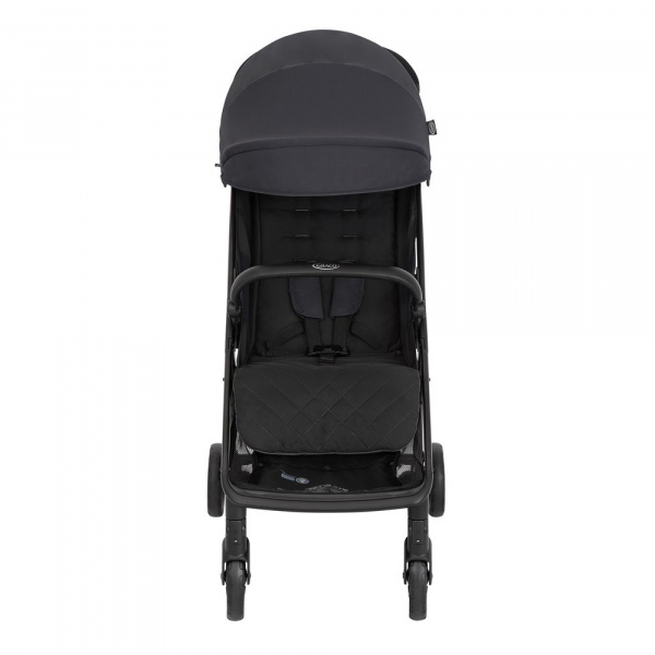 Poussette trio myavo + siège auto snuglite + nacelle charcoal Graco