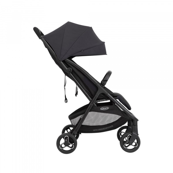Poussette trio myavo + siège auto snuglite + nacelle charcoal Graco