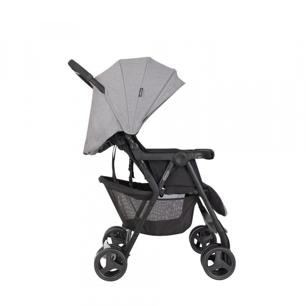 Poussette double duorider steeple gray Graco