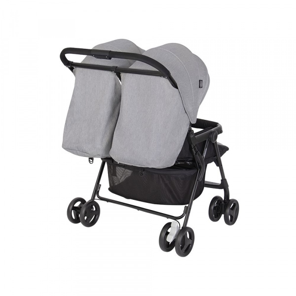 Poussette double duorider steeple gray Graco