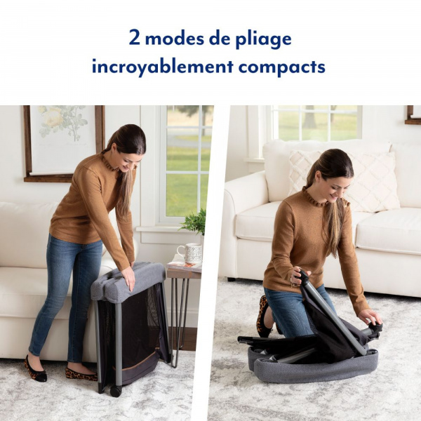 Lit de voyage parapluie foldlite lx midnight Graco