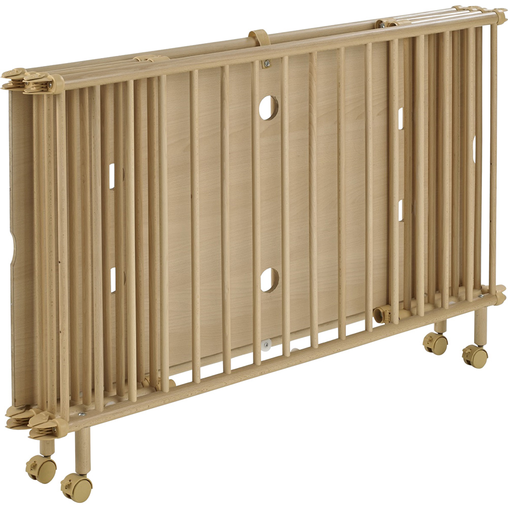 Geuther Lit Bebe Pliant Mayla 60 X 1 Cm Blanc Bois Lits Cages Mobilier