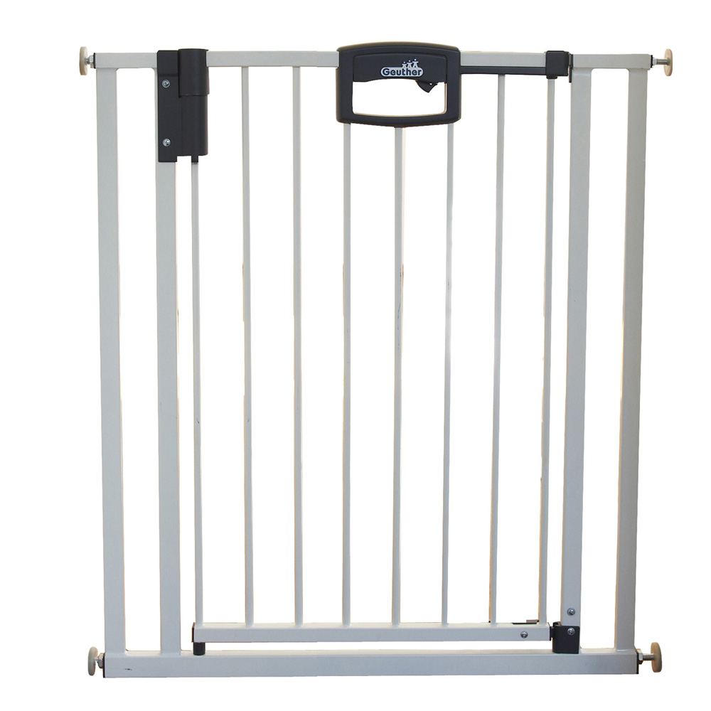 Barriere De Securite Easy Lock Metal Blanc Sans Percer 68 76cm De Geuther Sur Allobebe