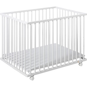Parc bébé pliant cecile blanc