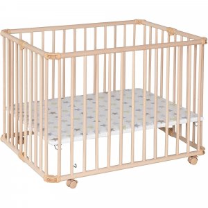 Parc bébé lucilee + pliant petit modèle naturel fond étoiles