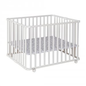 Parc ameli pliable 106.5x90cm blanc monster
