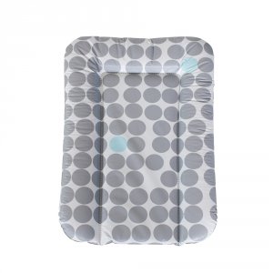 Matelas à langer pois gris