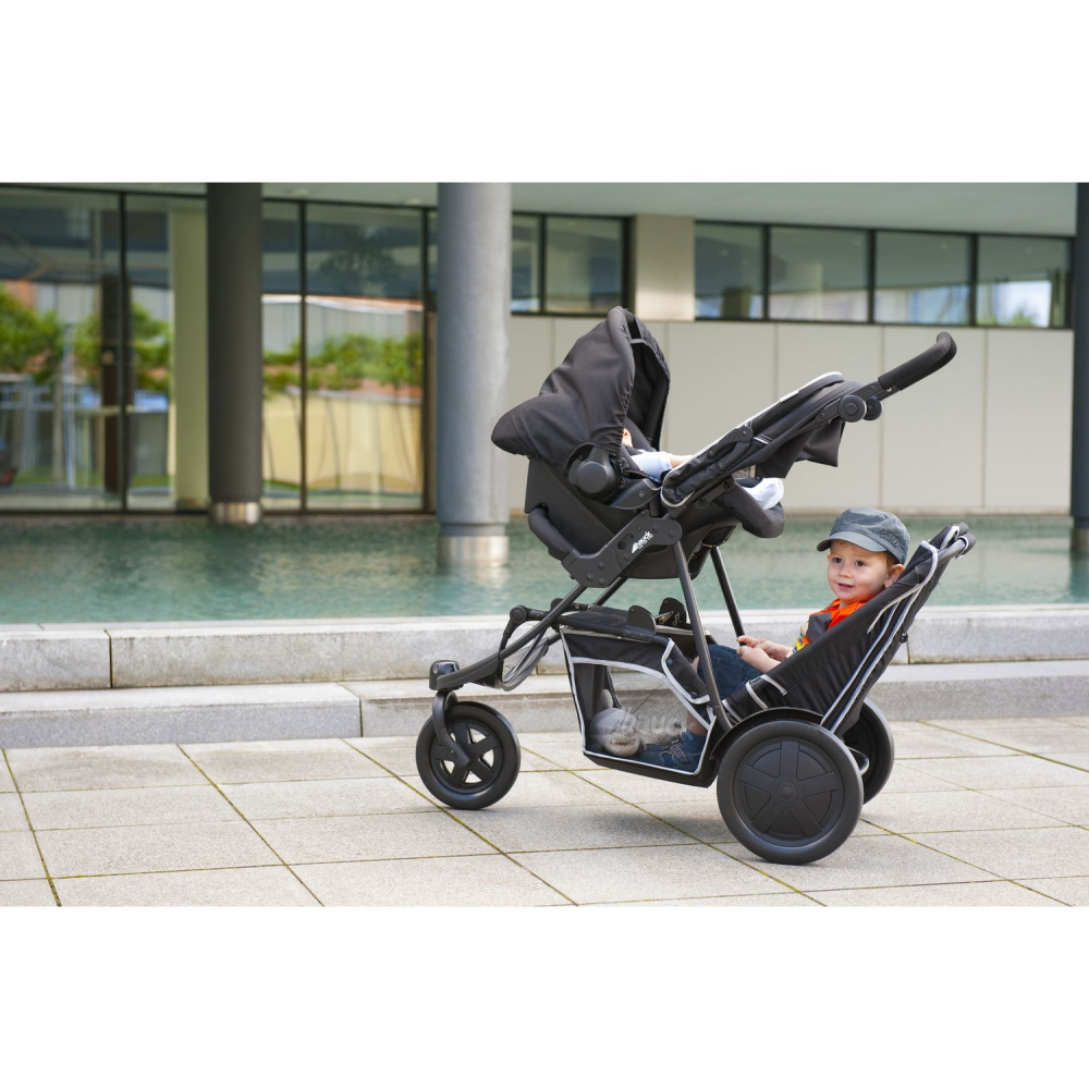 Poussette double freerider sh12 black de Hauck sur allobébé